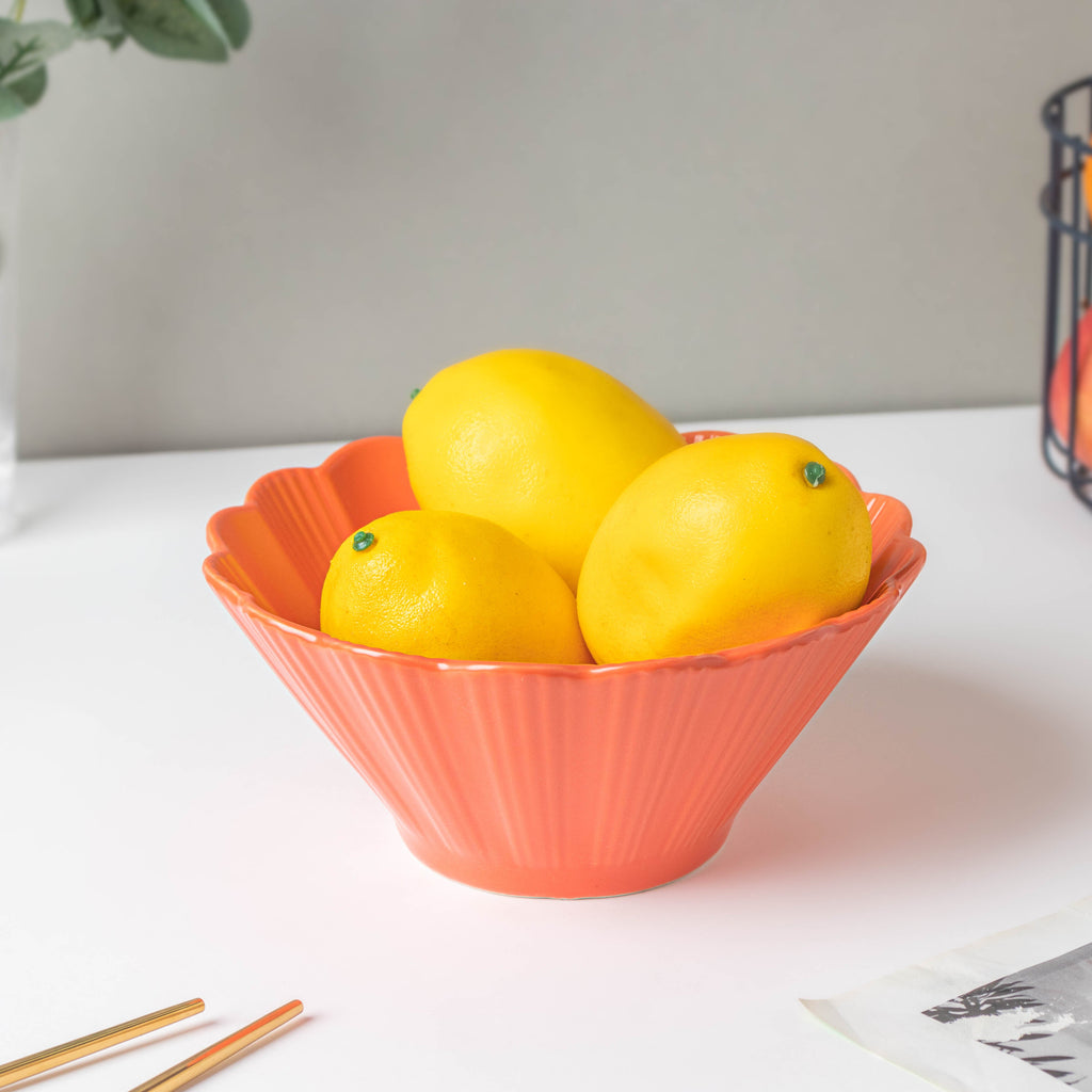 Orange Sherbet Ramen Bowl 600 ml Nestasia