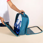 Shoe Travel Bag Teal 9x12 Inch Waterproof Nestasia