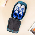 Shoe Travel Bag Teal 9x12 Inch Waterproof Nestasia