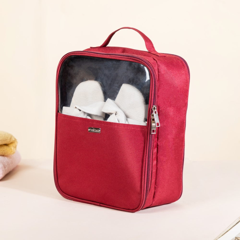 Shoe Bag Waterproof Sporty Red Nestasia