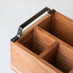 Acacia Caddy With Handle 10 Inch Nestasia