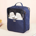 Shoe Bag Navy Blue 9x12 Inch Ultra Lightweight Nestasia