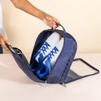Shoe Bag Navy Blue 9x12 Inch Ultra Lightweight Nestasia