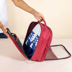 Shoe Bag Waterproof Sporty Red Nestasia