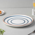 Spiral Dinner Plate Blue 10 Inch Nestasia