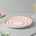 Spiral Dinner Plate Red 10 Inch Nestasia