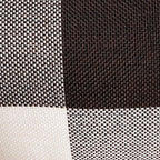 Black-grey Checkered Bed Pillow Cover Nestasia