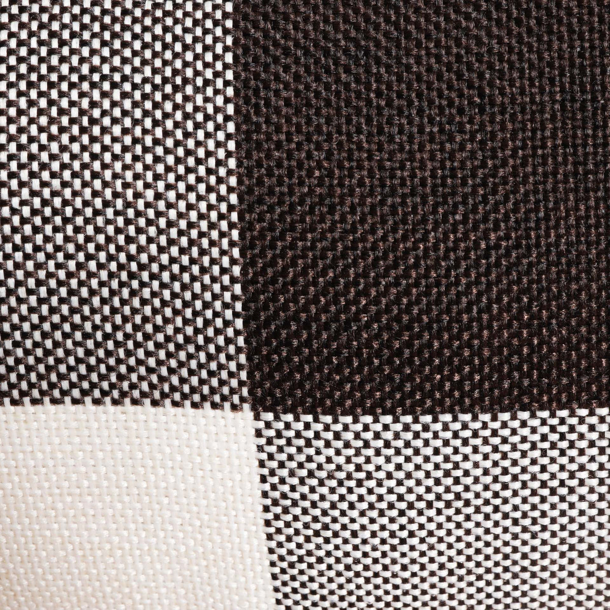 Black-grey Checkered Bed Pillow Cover Nestasia