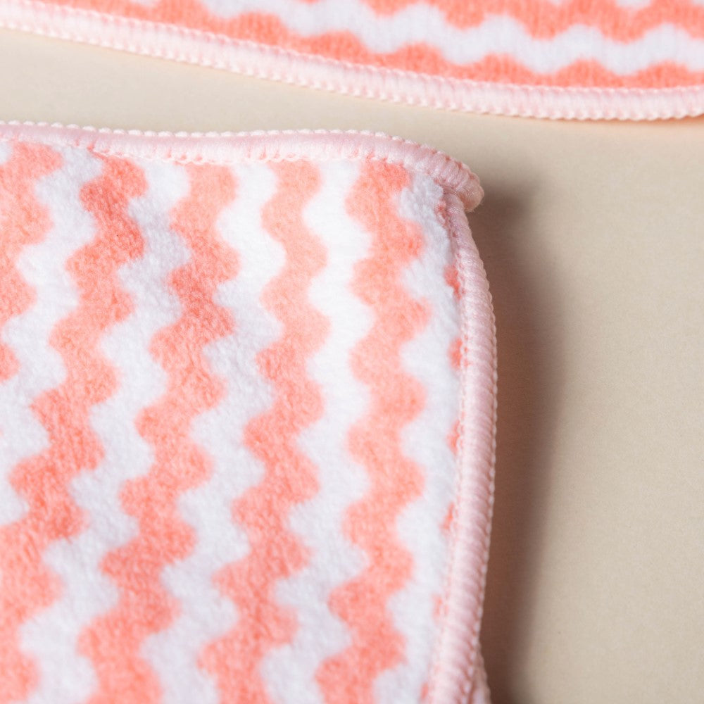 Soft Duster Cloth Peach Set Of 10 Nestasia