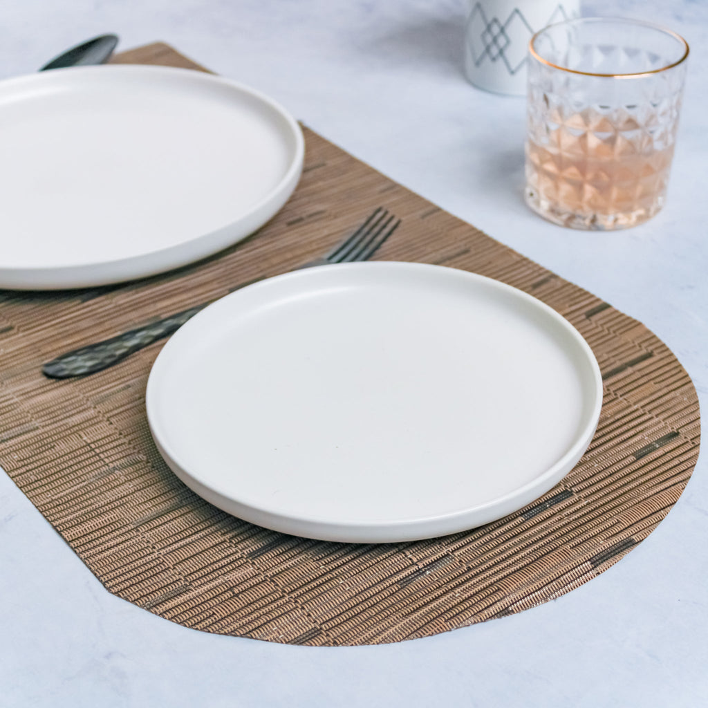 Long Center Table Placemat Brown Nestasia
