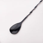 Bar Spoon With Fork Black Set of 2 Nestasia