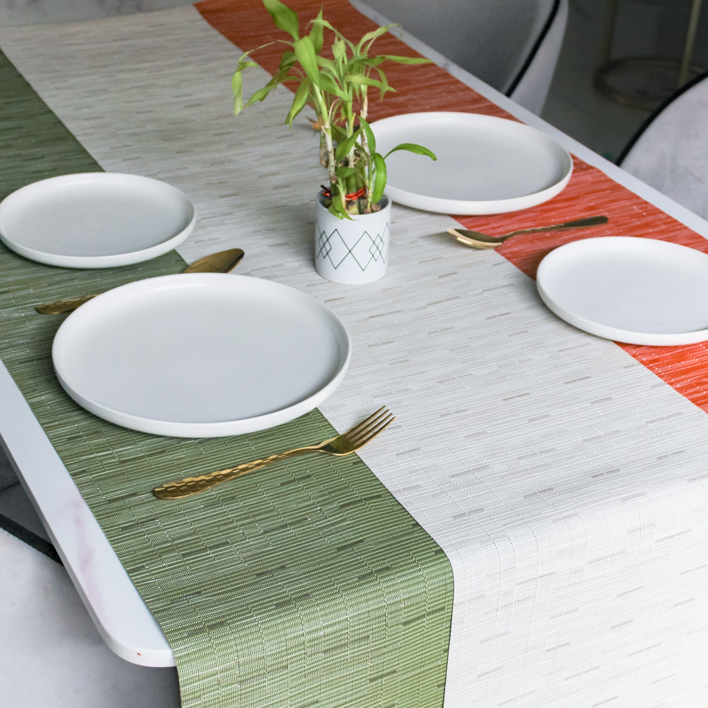 Solid Long Table Runner Nestasia