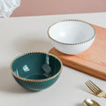 Snack Bowl With Gold Rim 300 ml Nestasia
