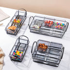 Clear Glass Bowl With Tray Set Of 3 200ml Nestasia