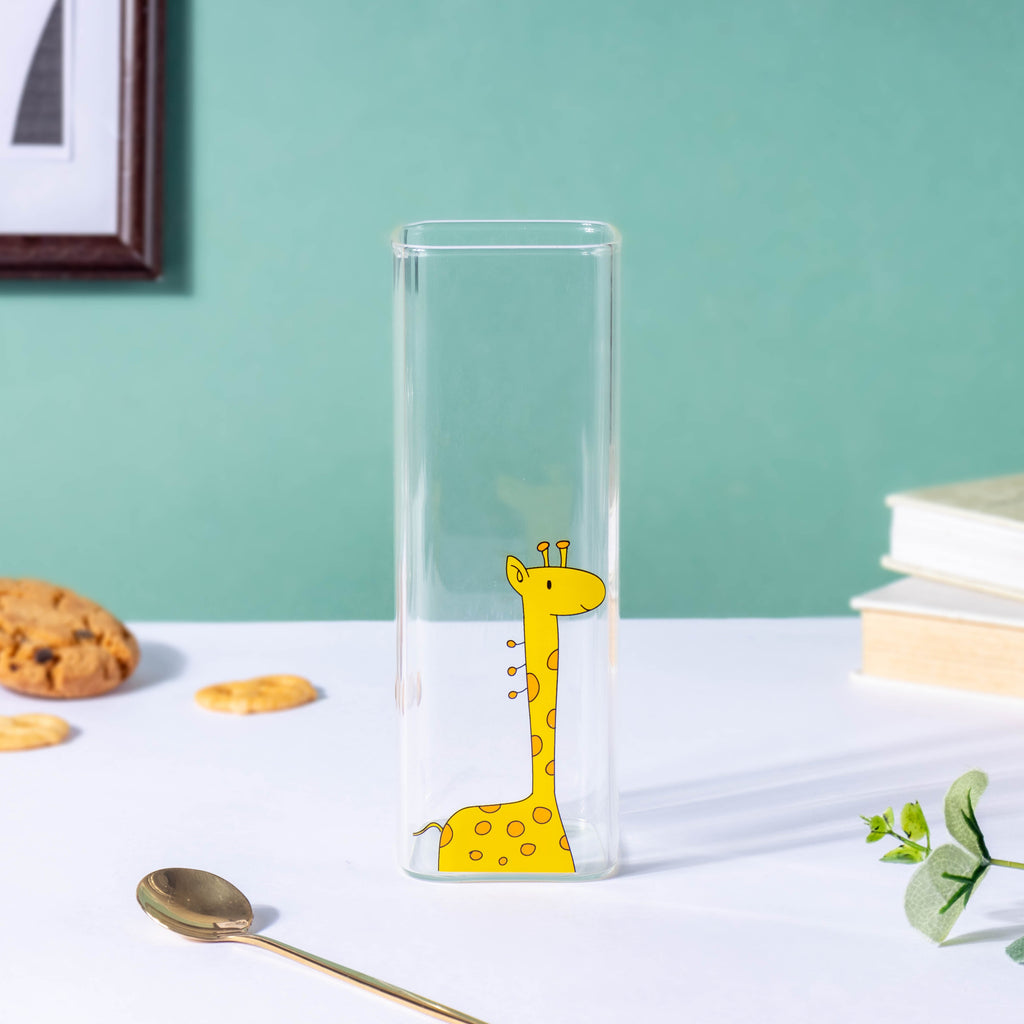 Giraffe Tall Tumbler Transparent Nestasia