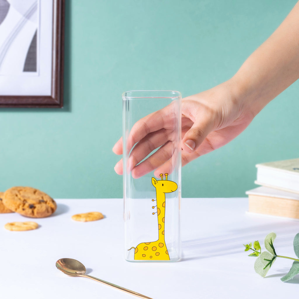 Giraffe Tall Tumbler Transparent Nestasia