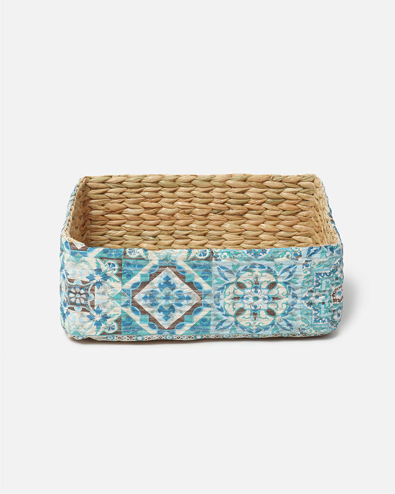 Versatile Seagrass Organizer for Shelves, Counters, and Everyday Storage Needs
