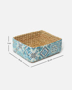 Versatile Seagrass Organizer for Shelves, Counters, and Everyday Storage Needs