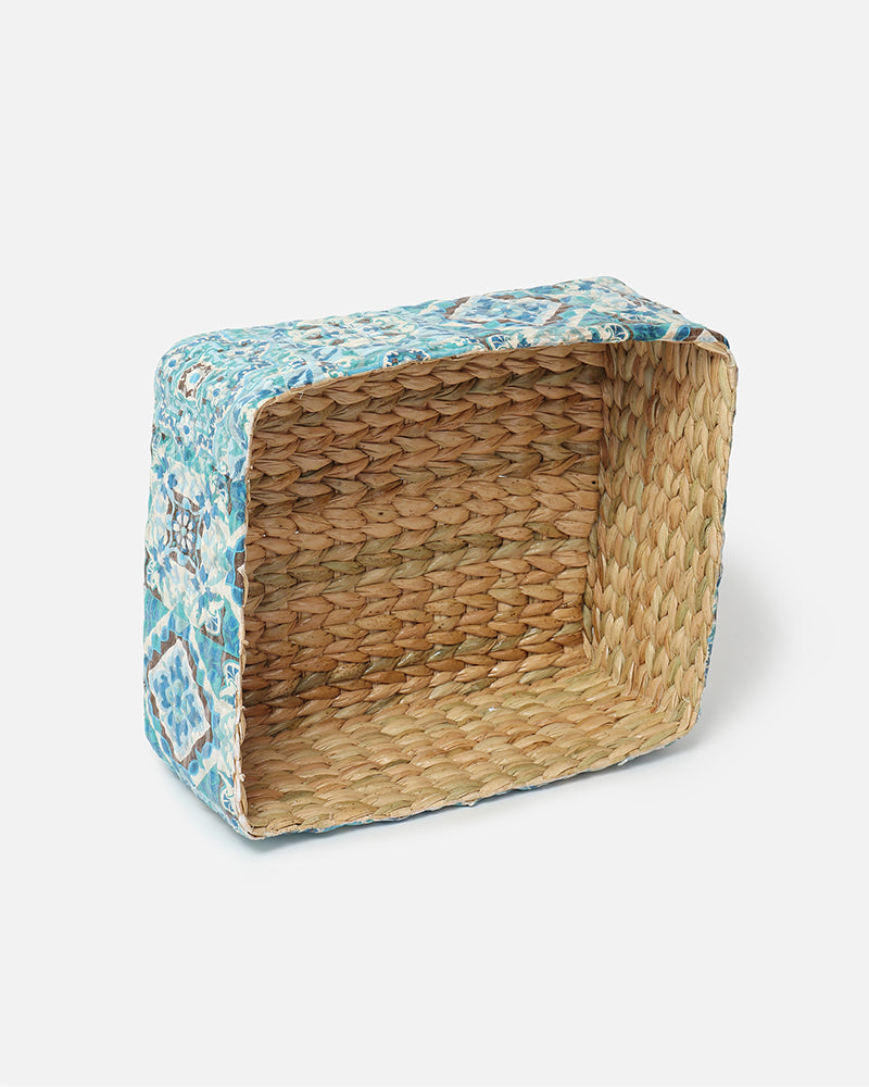 Versatile Seagrass Organizer for Shelves, Counters, and Everyday Storage Needs
