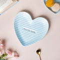 Large Heart Starter Plate Blue Nestasia