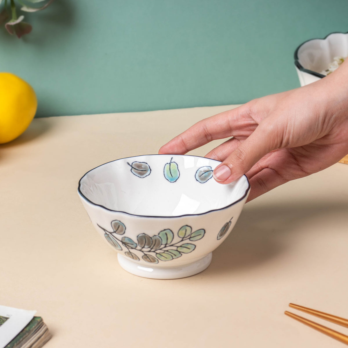 Aspen Leaves Snack Bowl Small 300 ml Nestasia