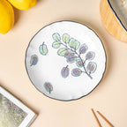 Aspen Leaves Snack Plate 7.5 Inch Nestasia