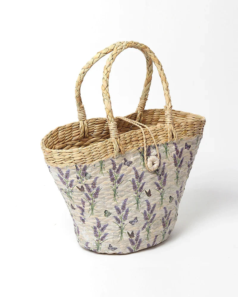 Eco-Friendly Seagrass Shopping Bag & Boat Basket