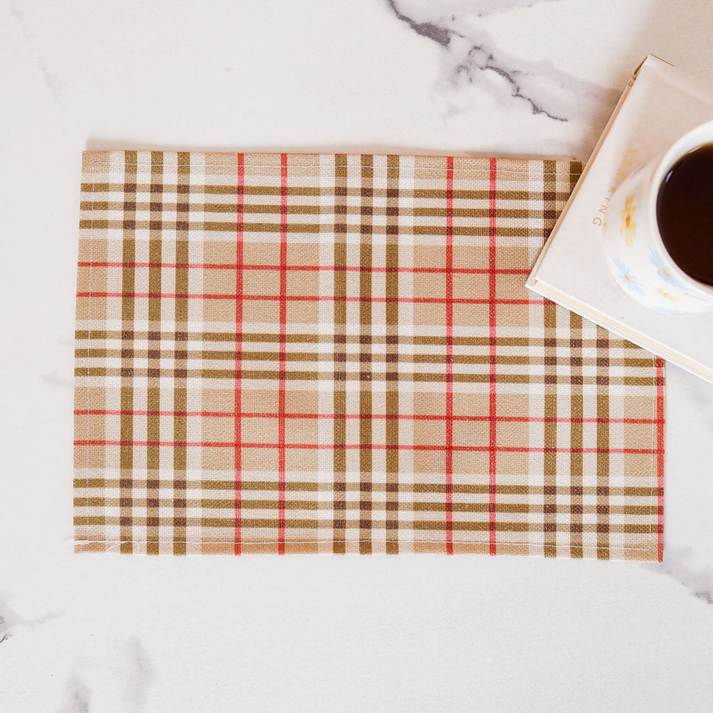 Check Side Table Mat Nestasia