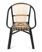 Stylish Bamboo Arm Chairs for Home Living Room and Balcony