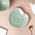 Taro Leaf Green Cup and Saucer Nestasia