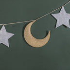 Festive Star And Moon Bunting 98 Inch Nestasia