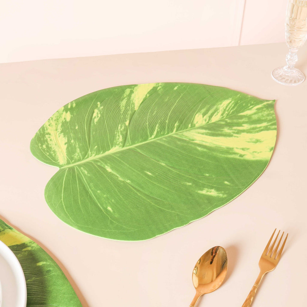 Tropical Leaf Table Mat Set of 2 Nestasia