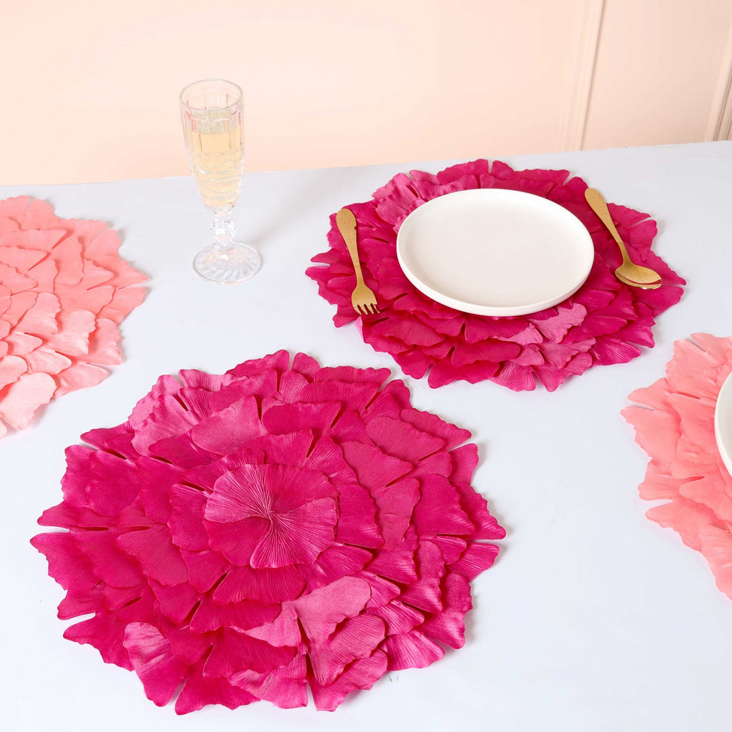Fabric Flower Placemat Set of 2 Nestasia