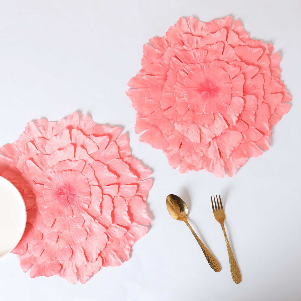 Fabric Flower Placemat Set of 2 Nestasia