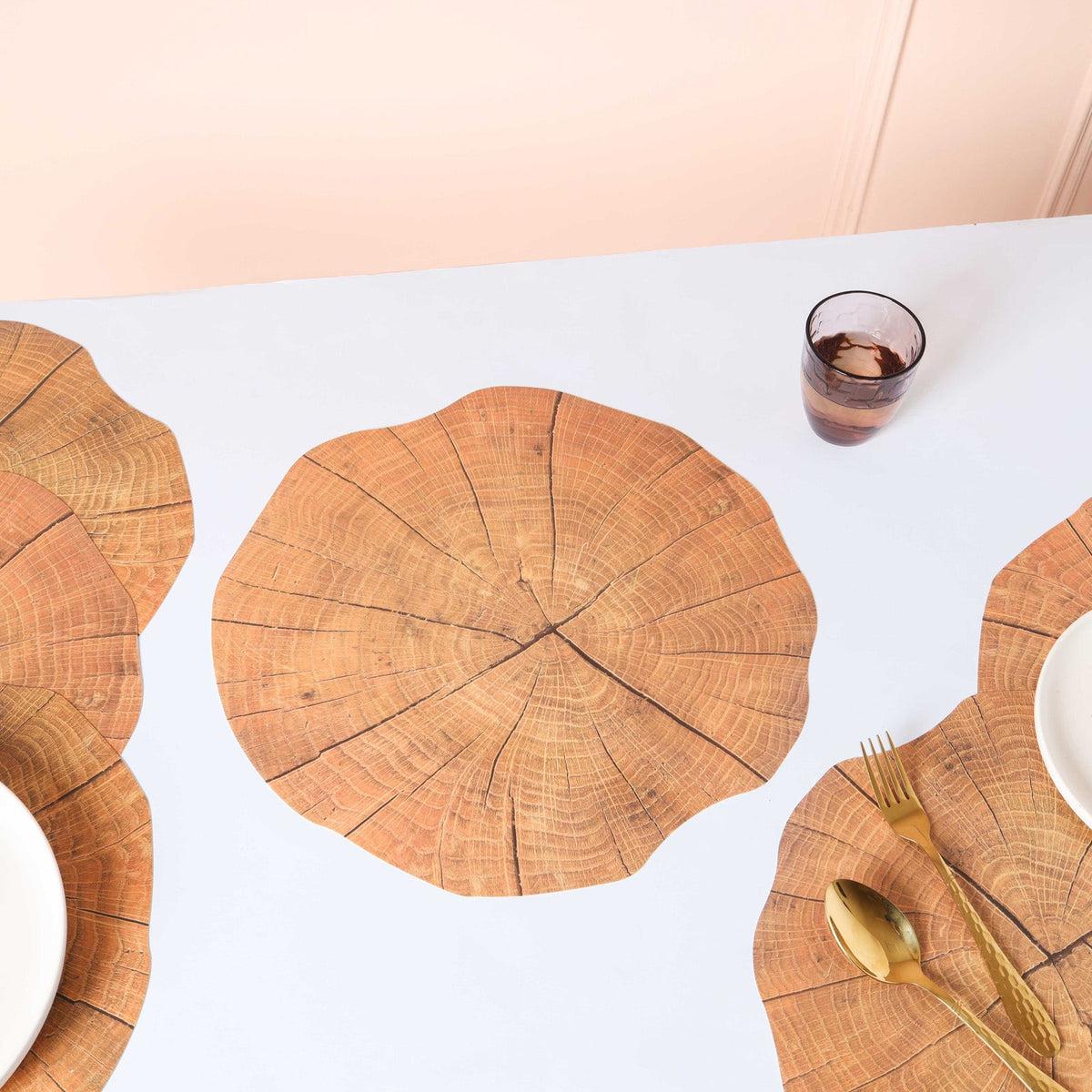 Wood Table Mat Set of 6 Nestasia