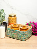 Multipurpose Seagrass Tray for Organising Accessories, Jewelry, and Home Essentials