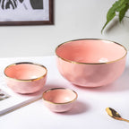 Think Pink Ceramic Soup Bowl Nestasia