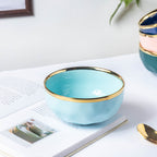 Blue Jay Ceramic Soup Bowl Nestasia