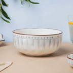 Dainty Patterned Serving Bowl 7.5 Inch 1200 ml Nestasia