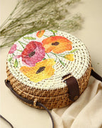Stylish Bali Rattan Round Sling Bag for Casual, Festival, and Vacation Looks