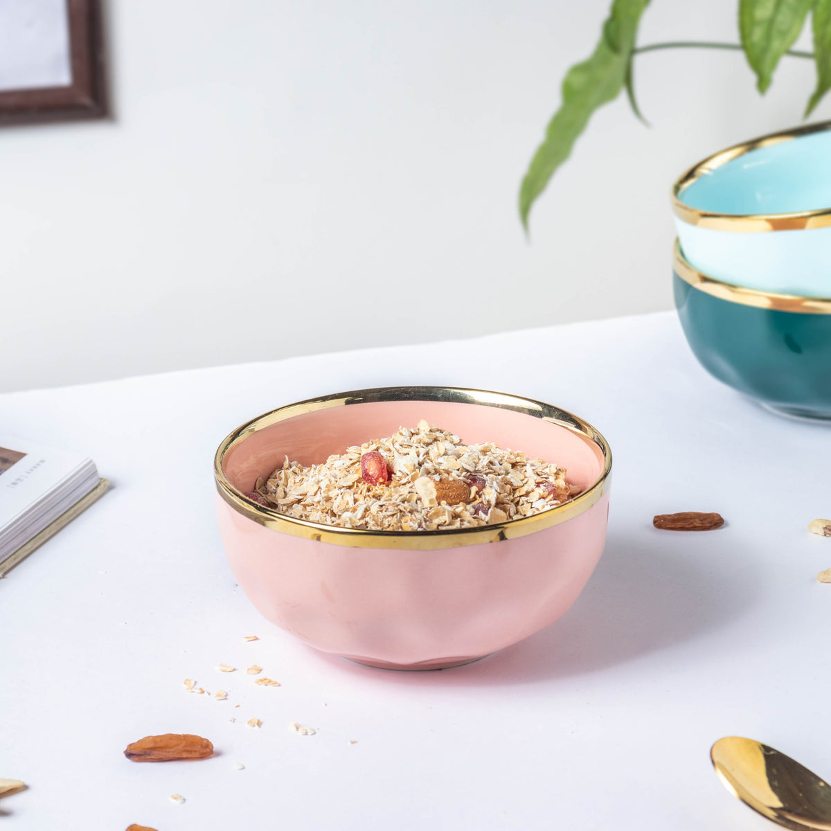 Think Pink Ceramic Soup Bowl Nestasia