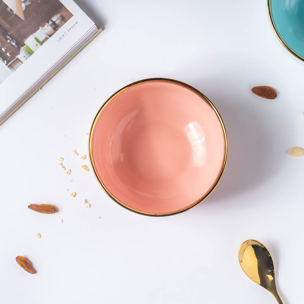 Think Pink Ceramic Soup Bowl Nestasia