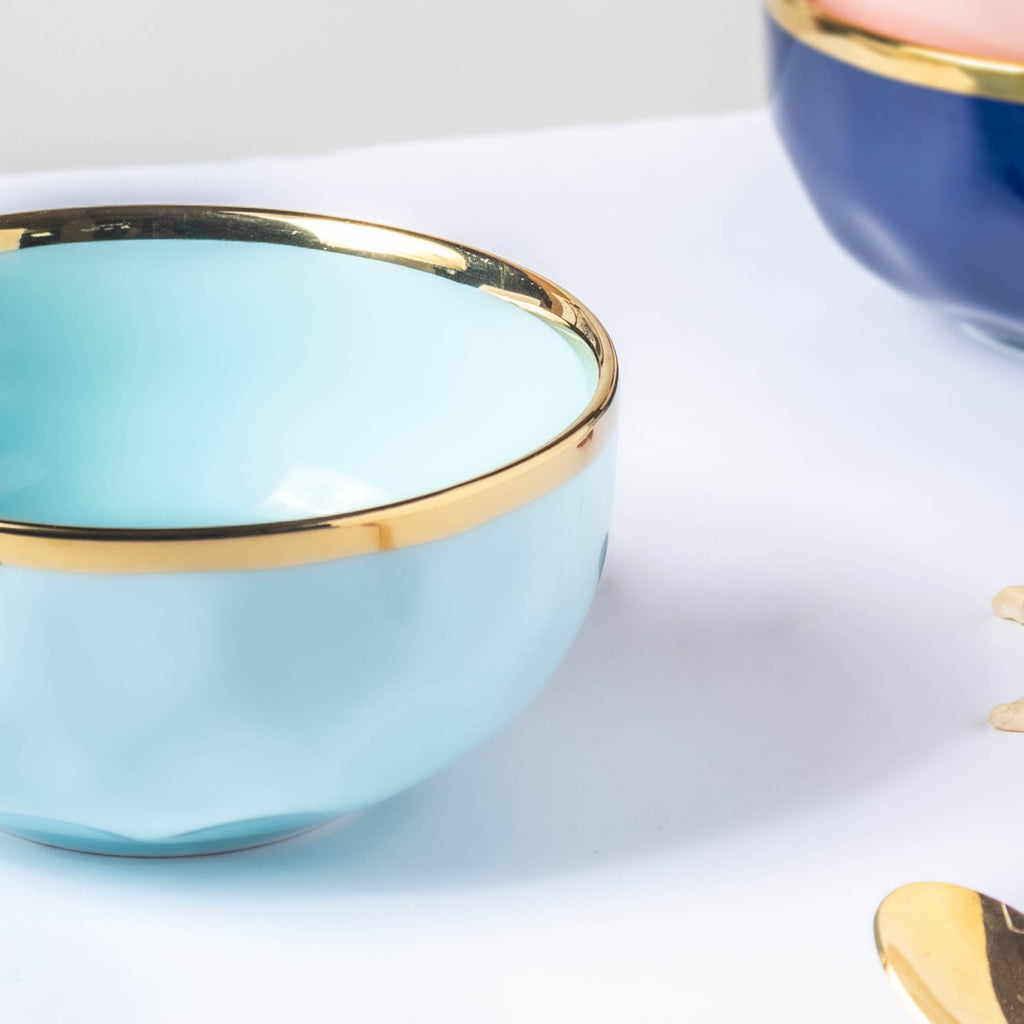 Blue Jay Ceramic Soup Bowl Nestasia