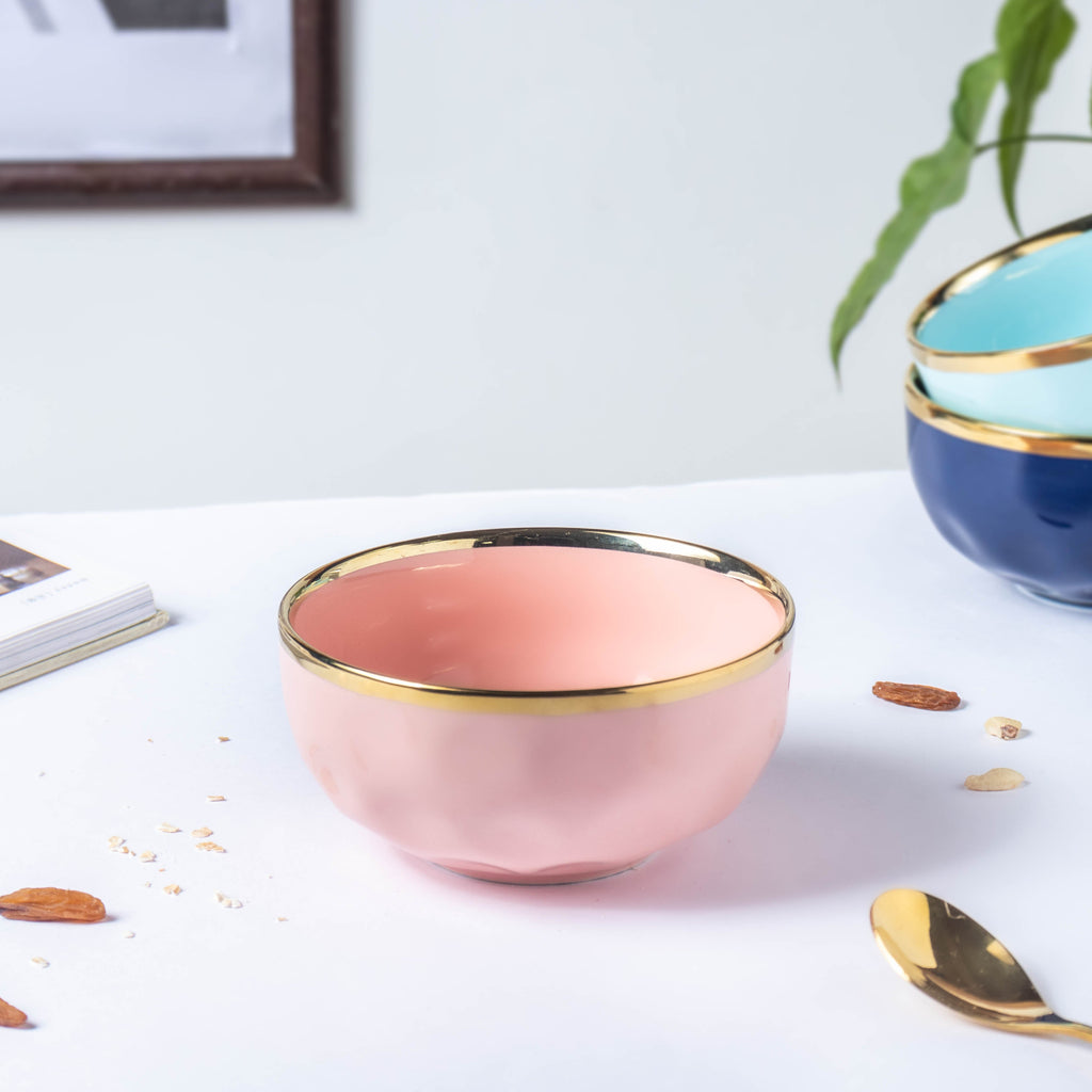 Think Pink Ceramic Soup Bowl Nestasia