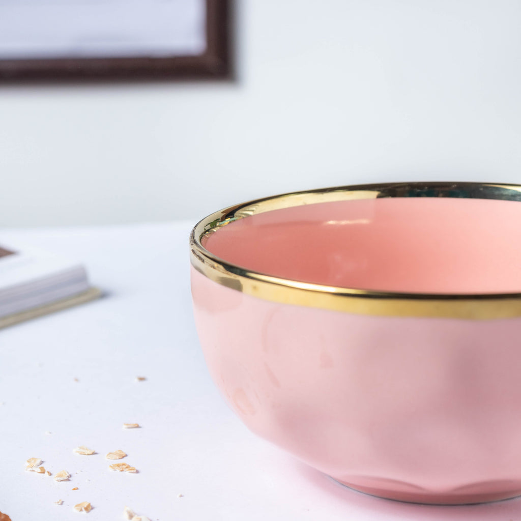 Think Pink Ceramic Soup Bowl Nestasia