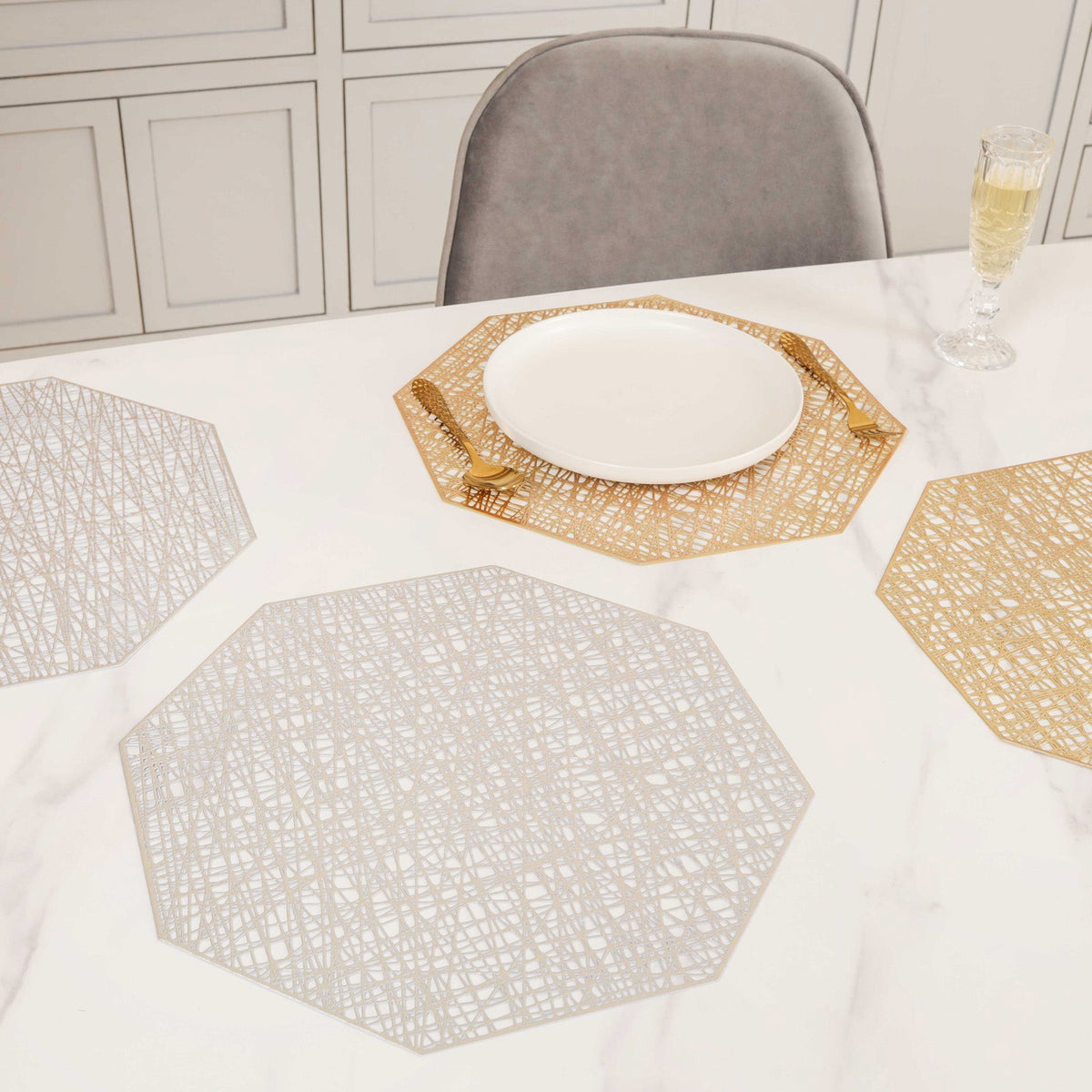 Octagon Placemat Set of 2 Nestasia