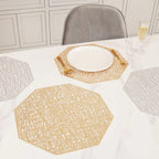 Octagon Placemat Set of 2 Nestasia