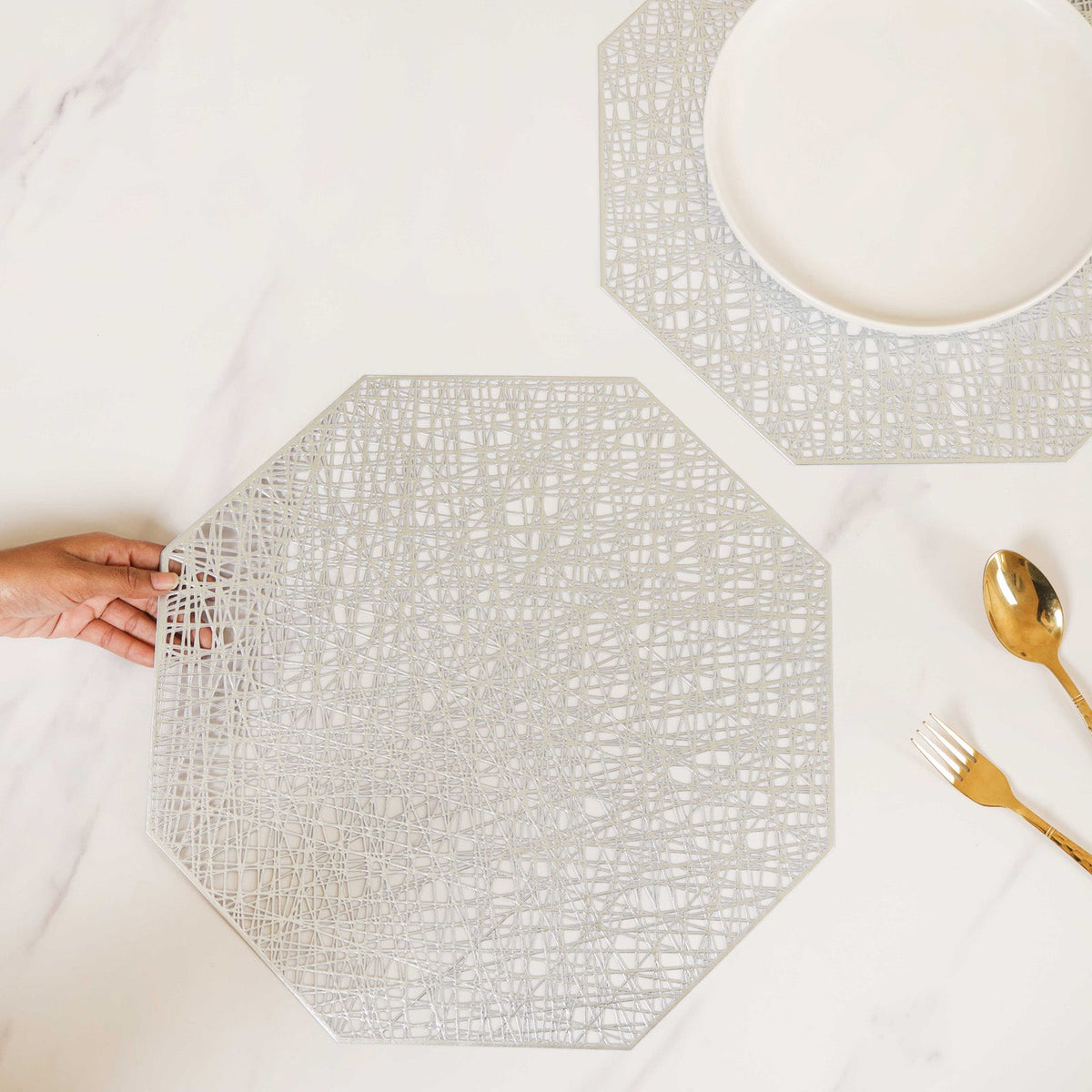 Octagon Placemat Set of 2 Nestasia