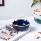 Midnight Blue Ceramic Dip Bowl Nestasia