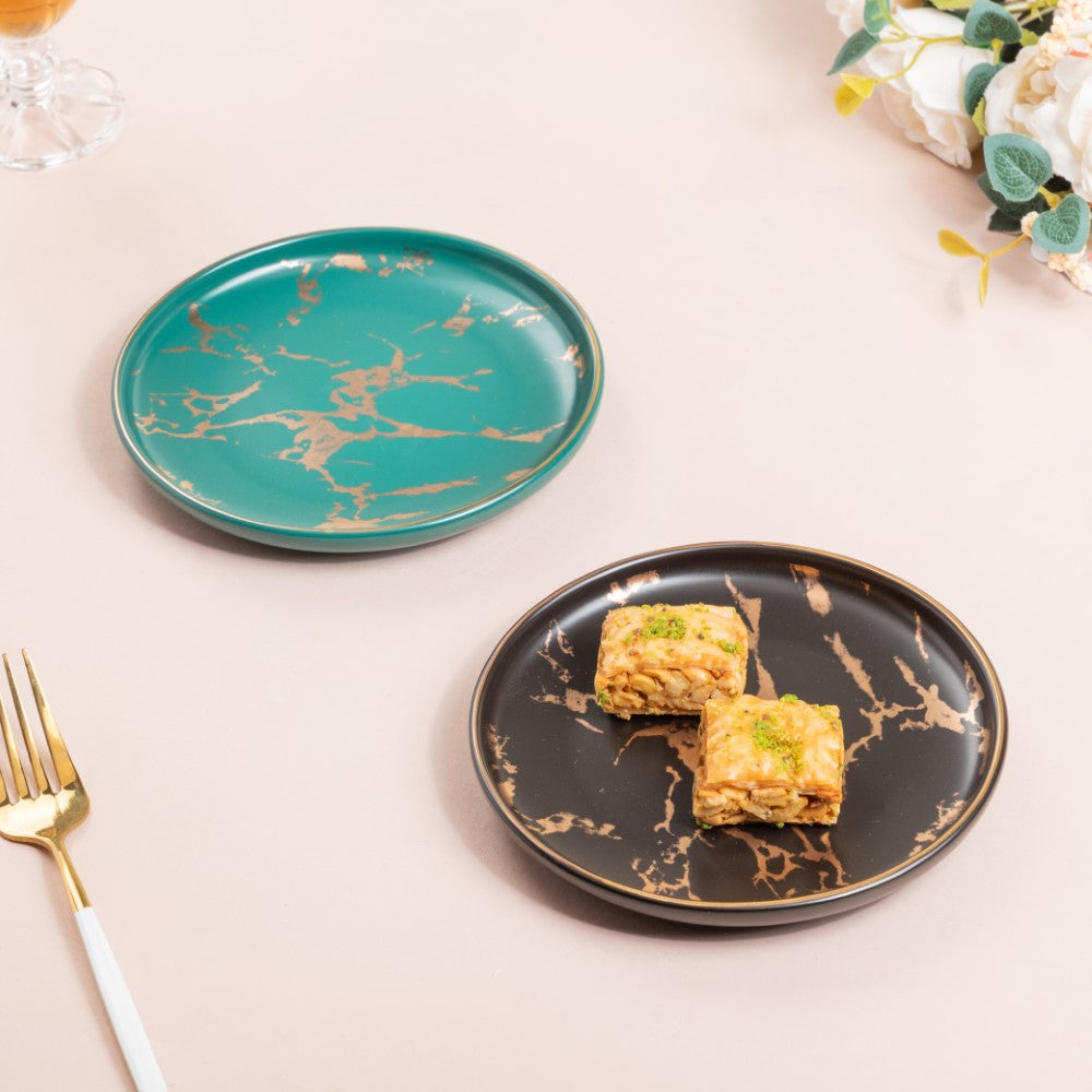Marble Dessert Plate Nestasia